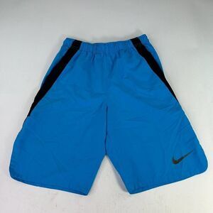 Nike Boy’s Avalanche Printed Basketball Dri-Fit Shorts Blue Size XL